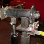 detail of worm drive