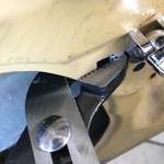 And then bend the tabs right after everything is i