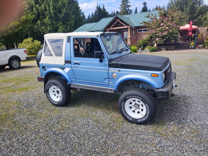 1988 Suzuki Samurai Blue Bill Kortum